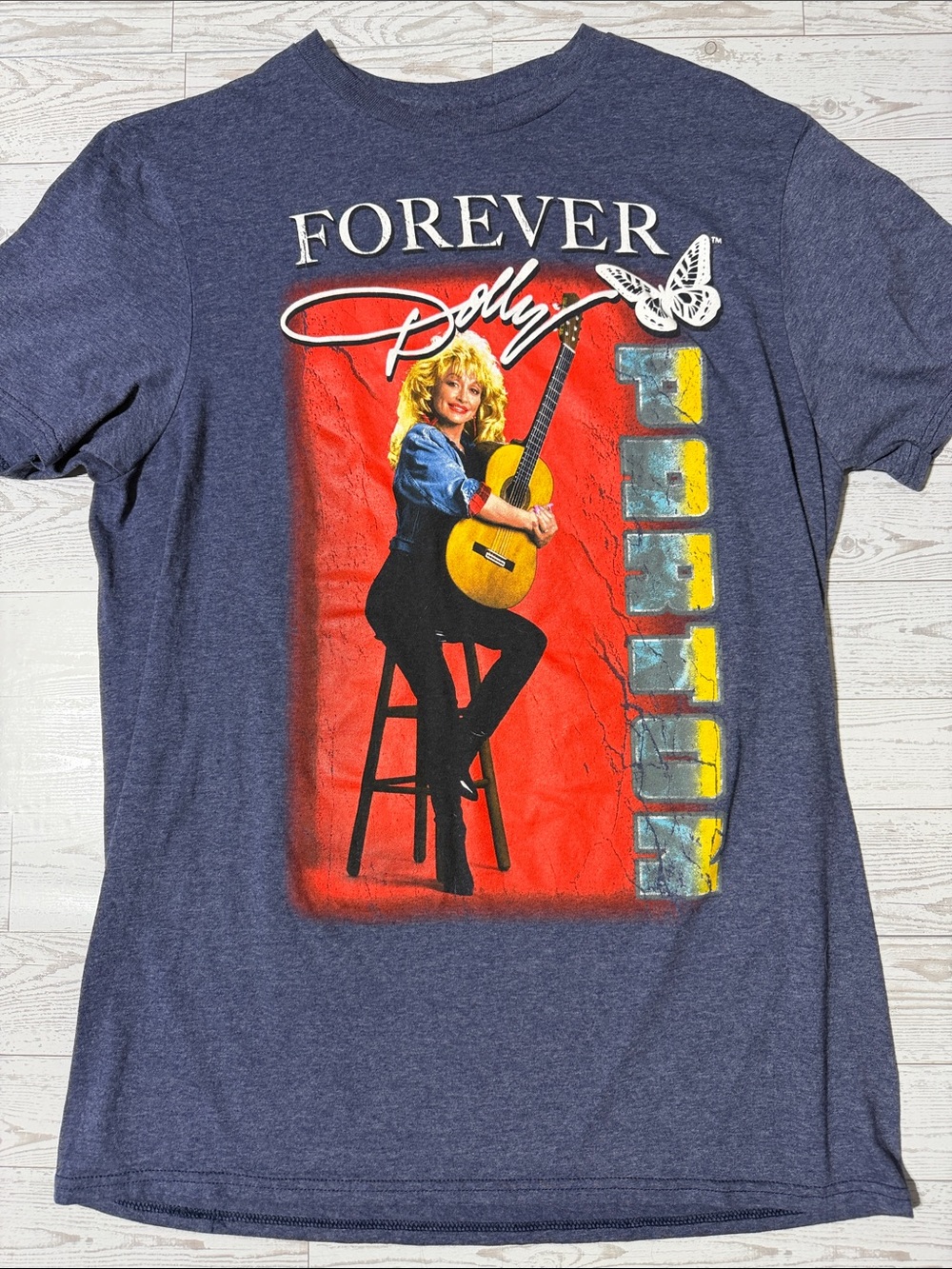 Dolly Parton Navy 'Forever' Graphic Tee
